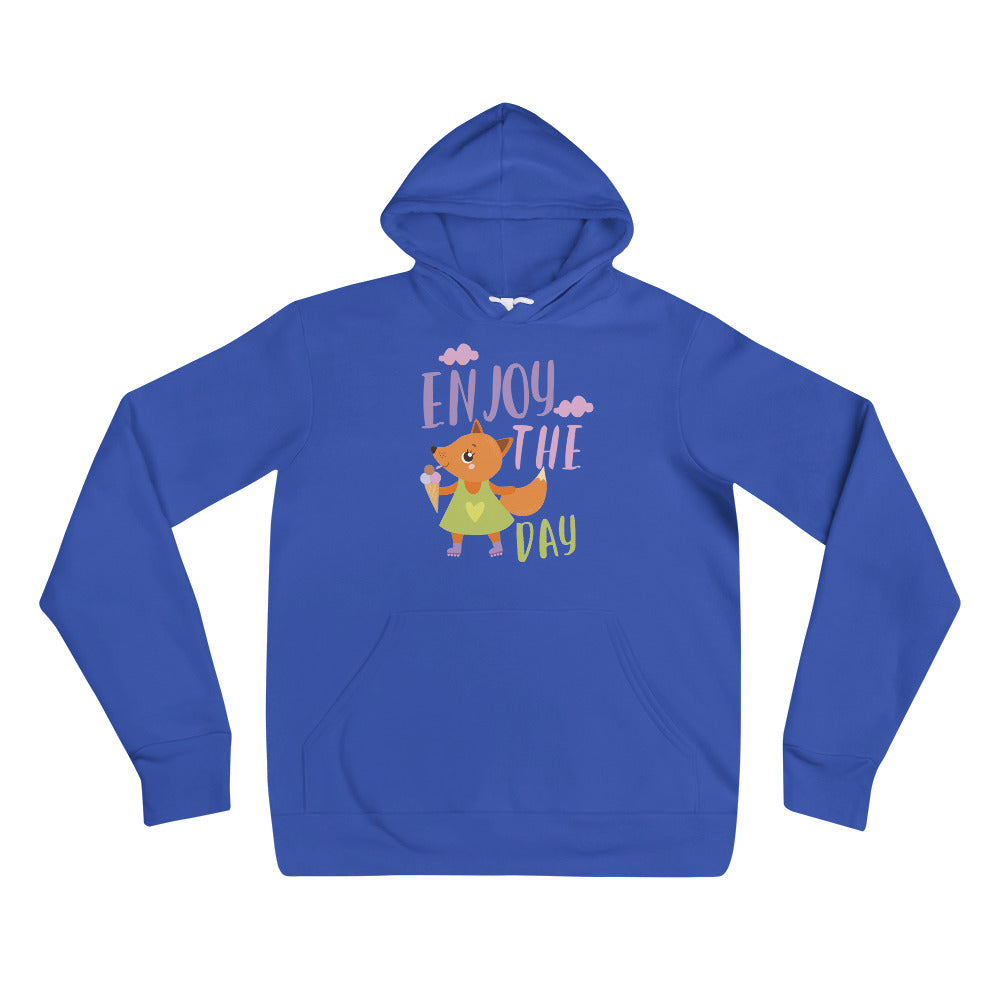 Orange fox - Ẹnoy the day | Unisex Pullover Hoodie | Bella + Canvas 3719