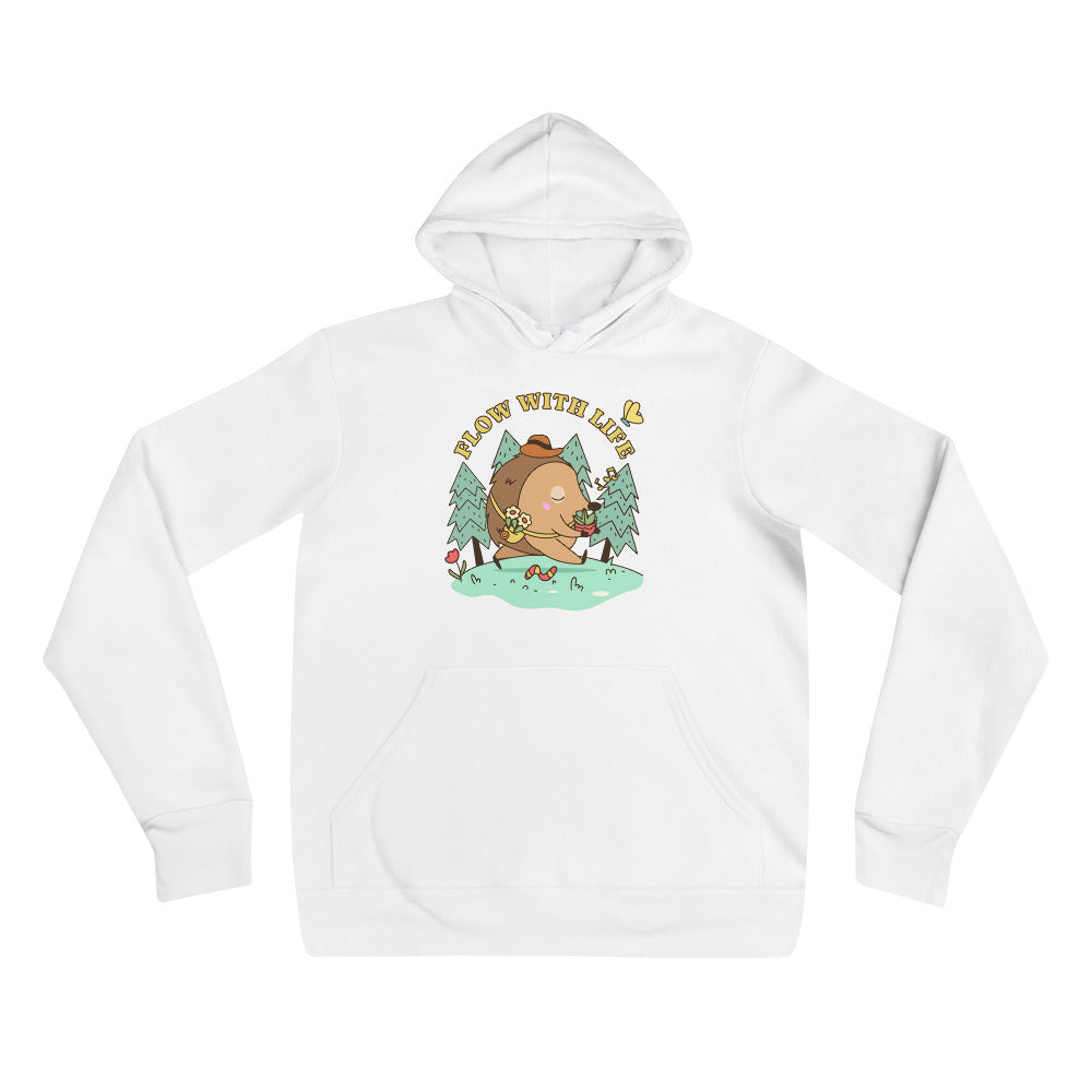 Flow with life | Unisex Pullover Hoodie | Bella + Canvas 3719