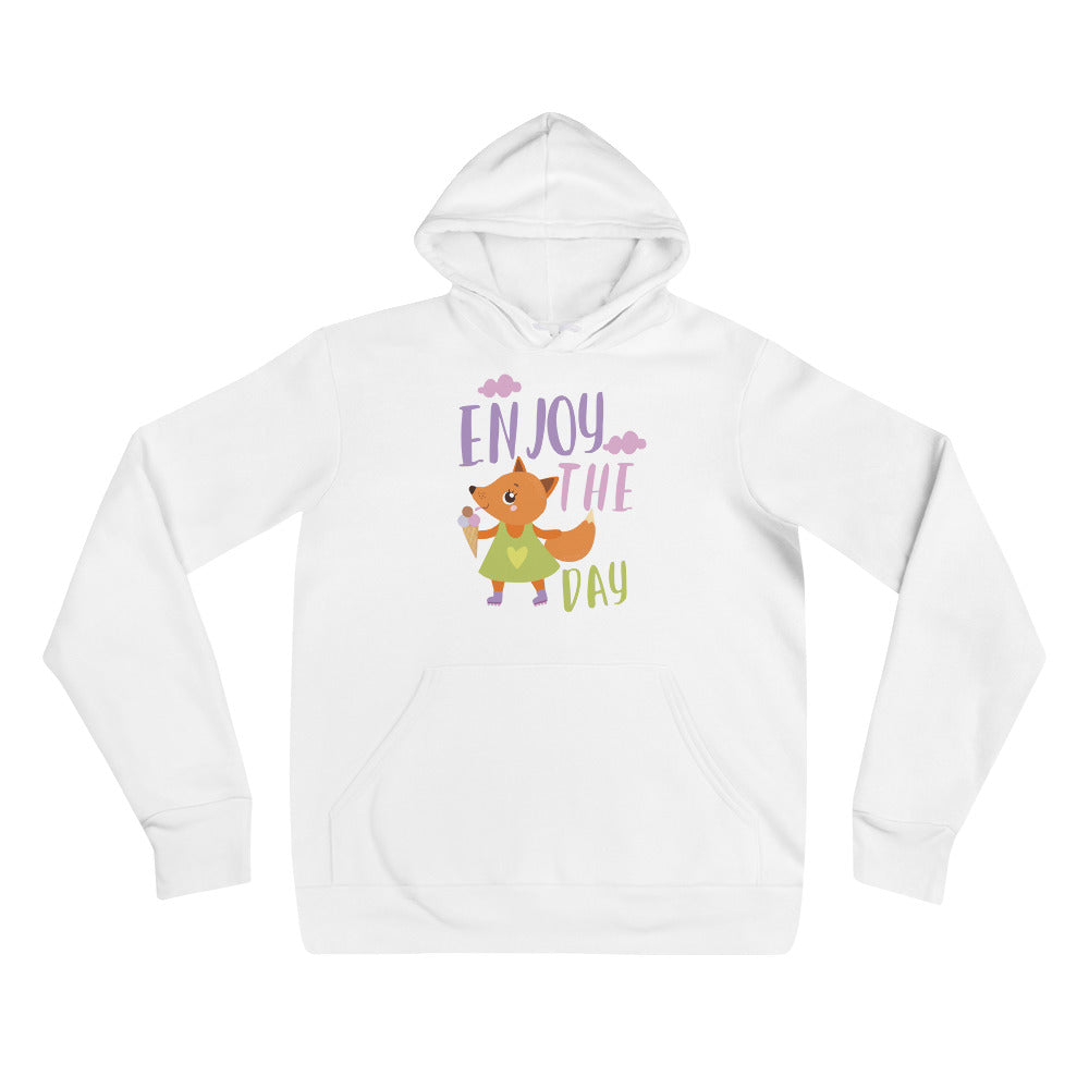 Orange fox - Ẹnoy the day | Unisex Pullover Hoodie | Bella + Canvas 3719