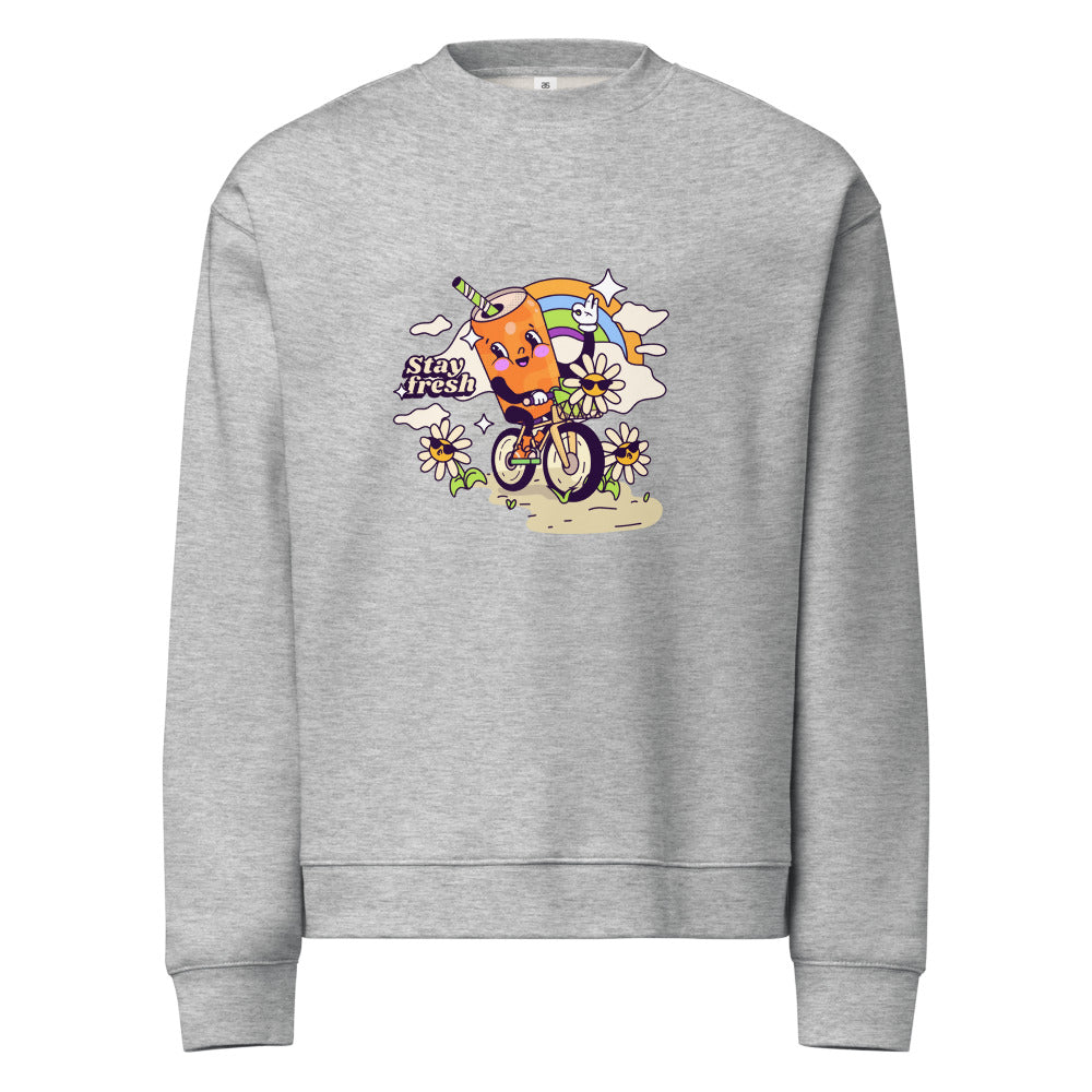 Stay fresh | Unisex Relax Crew Neck Sweatshirt | AS Colour 5160