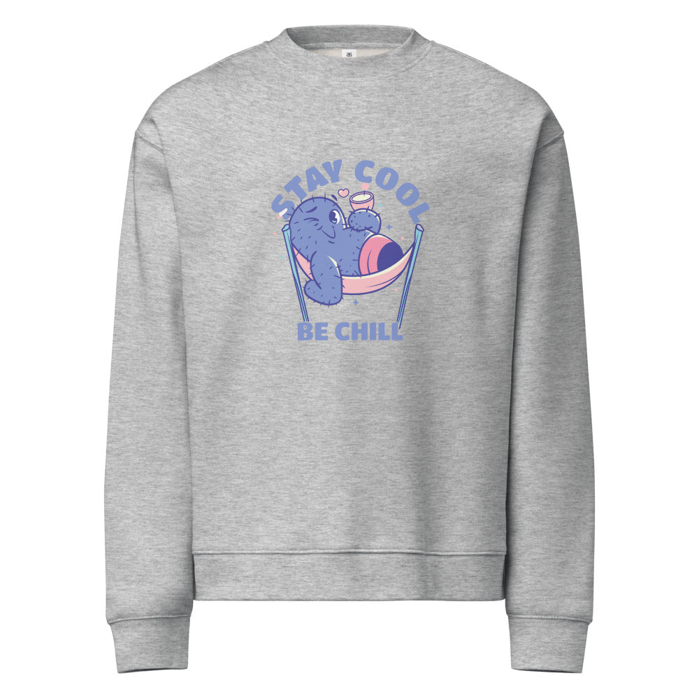 Stay cool be chill | Unisex Relax Crew Neck Sweatshirt | AS Colour 5160