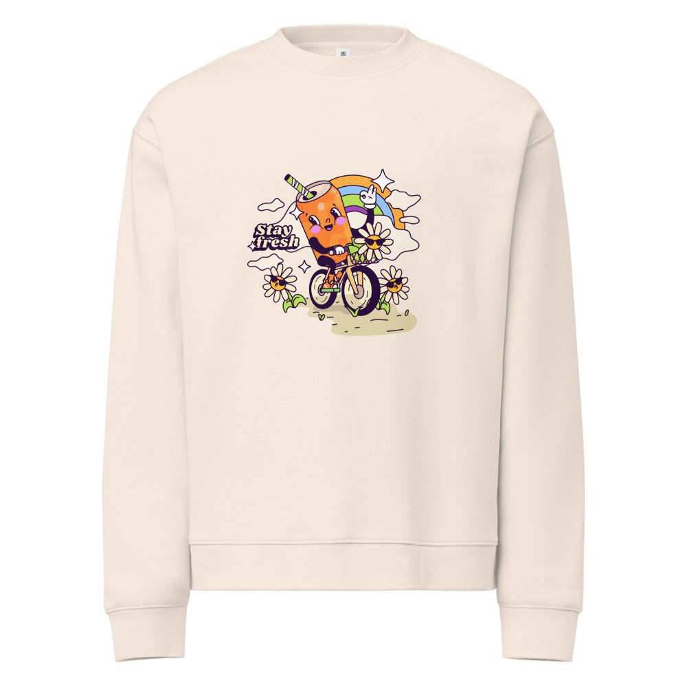 Stay fresh | Unisex Relax Crew Neck Sweatshirt | AS Colour 5160