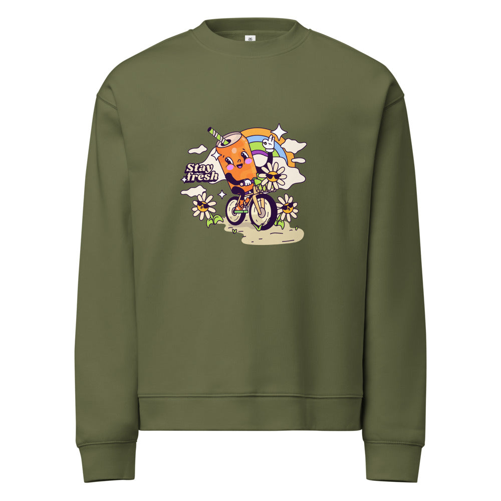Stay fresh | Unisex Relax Crew Neck Sweatshirt | AS Colour 5160