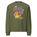 Orange fox - Ẹnoy the day | Unisex Relax Crew Neck Sweatshirt | AS Colour 5160