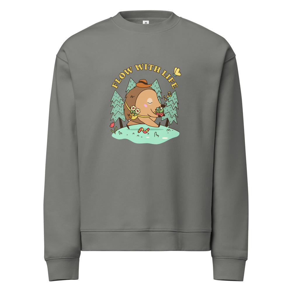 Flow with life | Unisex Relax Crew Neck Sweatshirt | AS Colour 5160