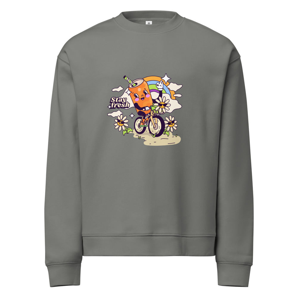 Stay fresh | Unisex Relax Crew Neck Sweatshirt | AS Colour 5160