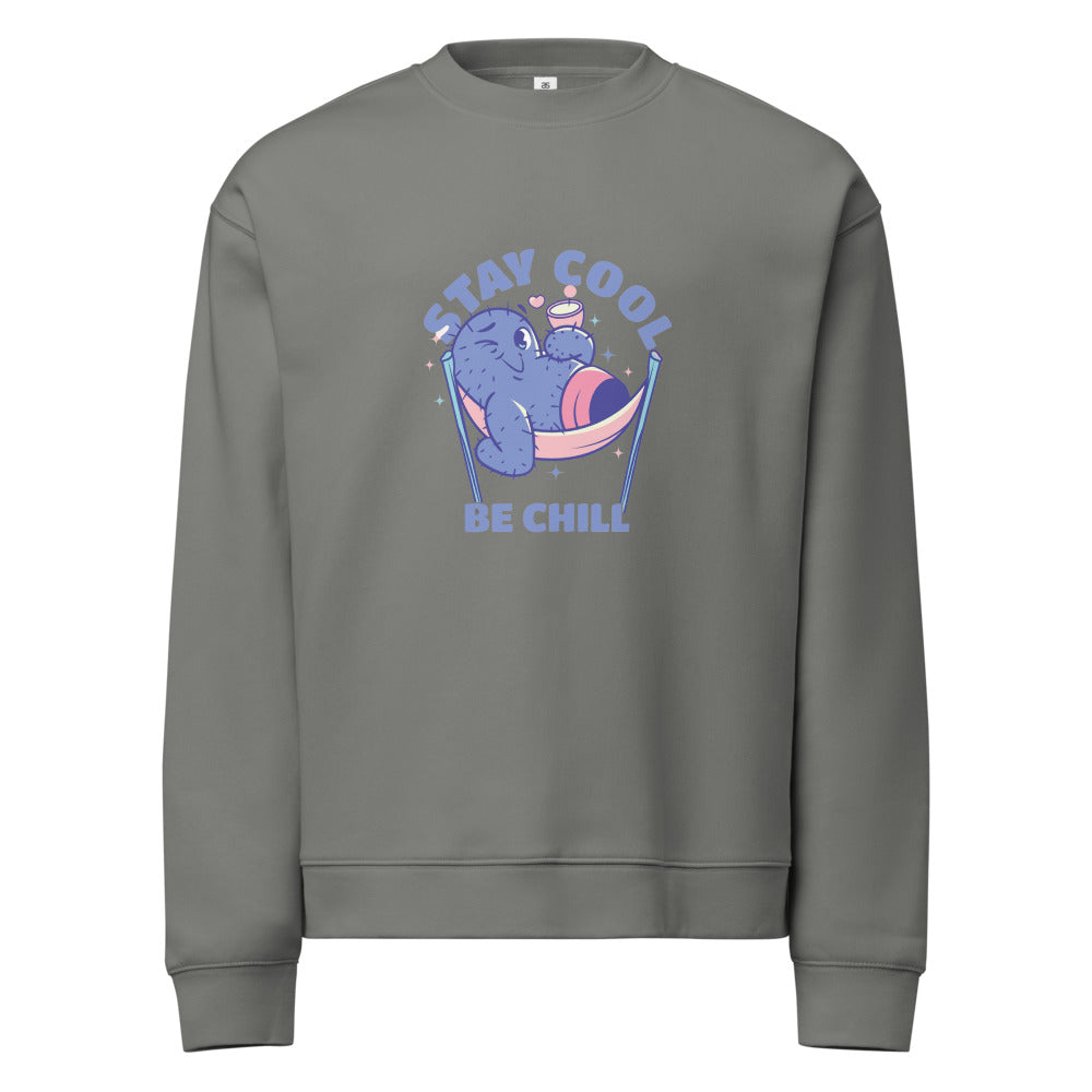 Stay cool be chill | Unisex Relax Crew Neck Sweatshirt | AS Colour 5160