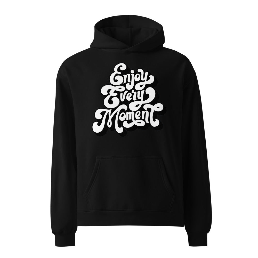 Enjoy every moments white | Unisex Relax Hoodie | AS Colour 5161