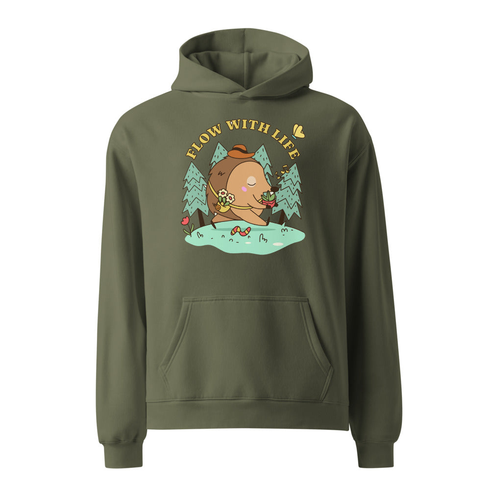 Flow with life | Unisex Relax Hoodie | AS Colour 5161