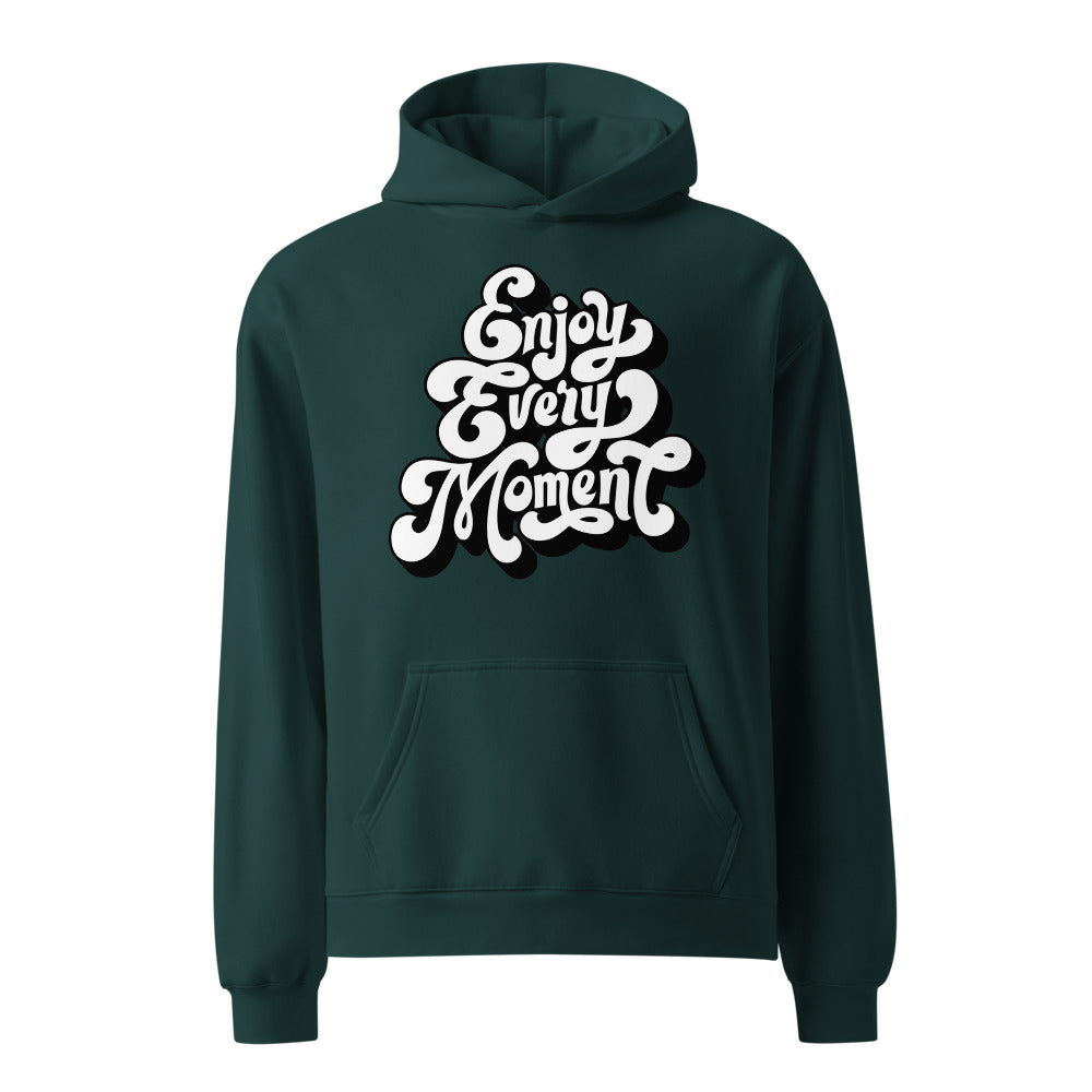 Enjoy every moments white | Unisex Relax Hoodie | AS Colour 5161