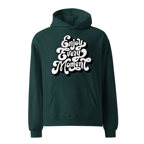 Enjoy every moments white | Unisex Relax Hoodie | AS Colour 5161