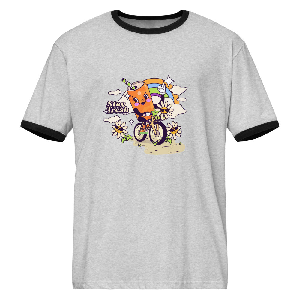 Stay fresh | Unisex Ringer T-Shirt | Next Level 3604