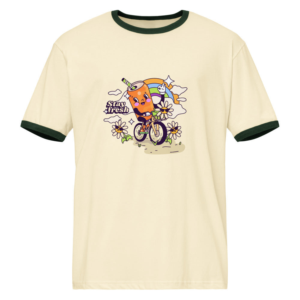 Stay fresh | Unisex Ringer T-Shirt | Next Level 3604