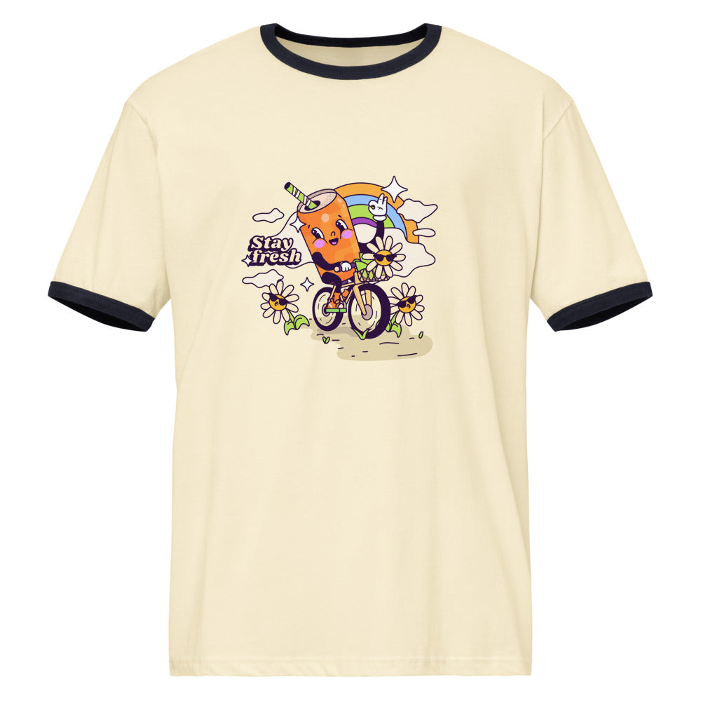 Stay fresh | Unisex Ringer T-Shirt | Next Level 3604
