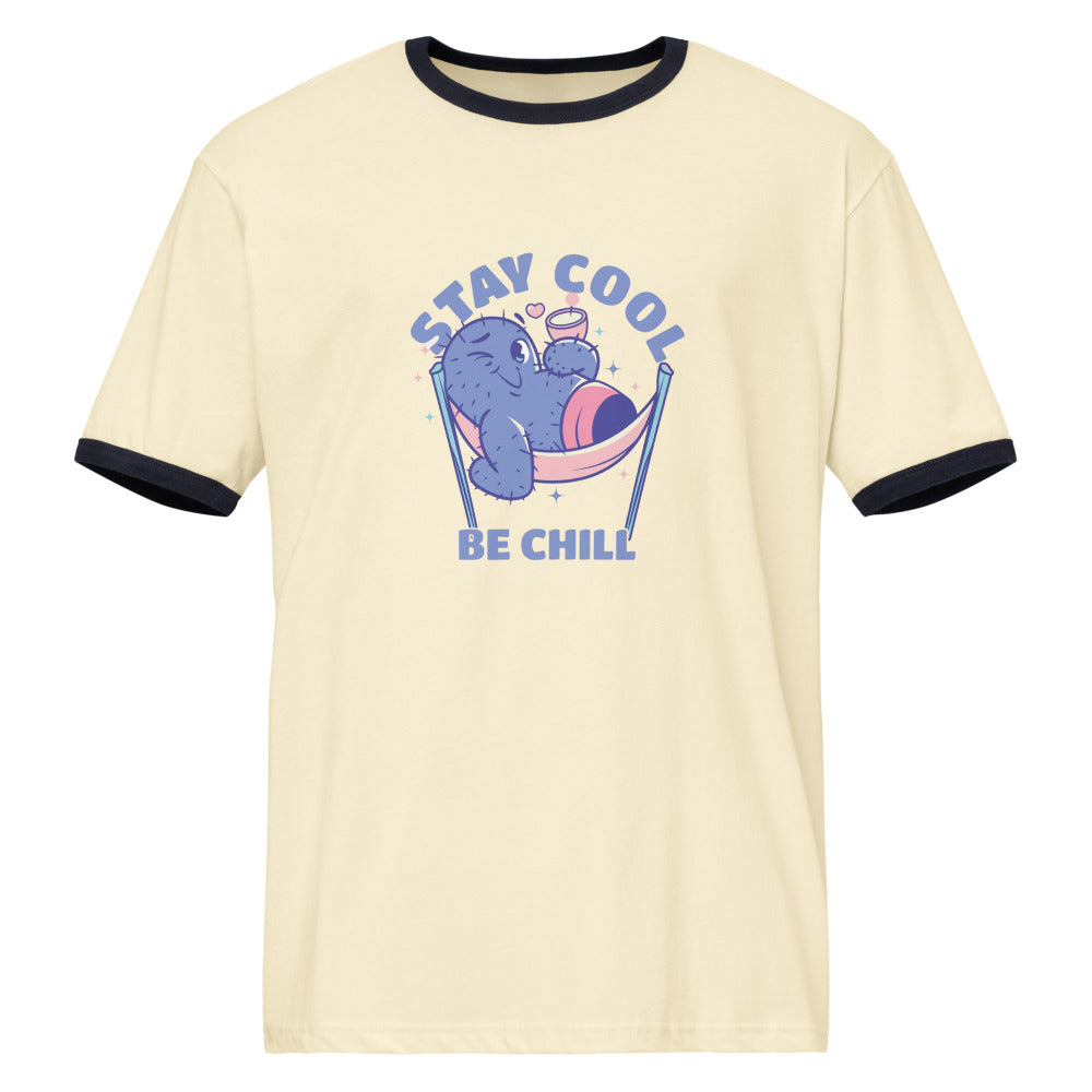 Stay cool be chill | Unisex Ringer T-Shirt | Next Level 3604