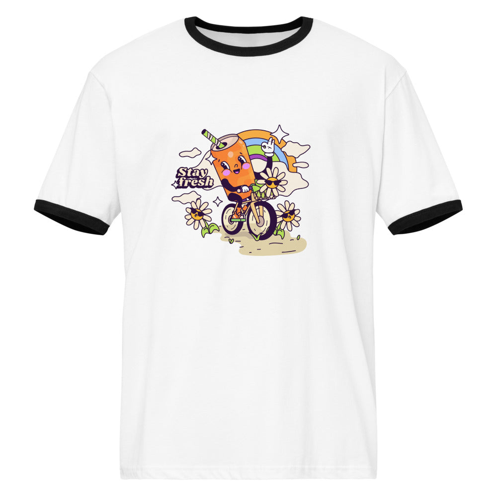Stay fresh | Unisex Ringer T-Shirt | Next Level 3604