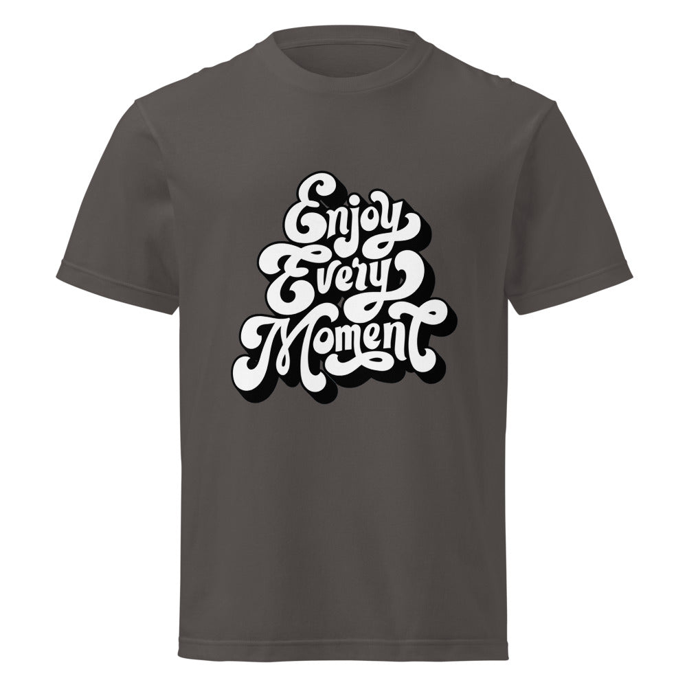 Enjoy every moments white | Unisex Short Sleeve Tee | Printstar 00085-CVT