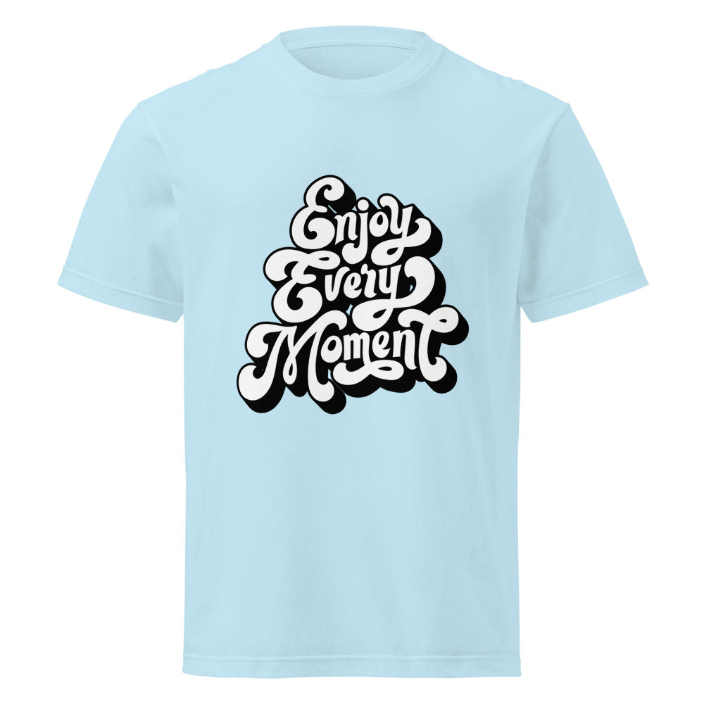Enjoy every moments white | Unisex Short Sleeve Tee | Printstar 00085-CVT