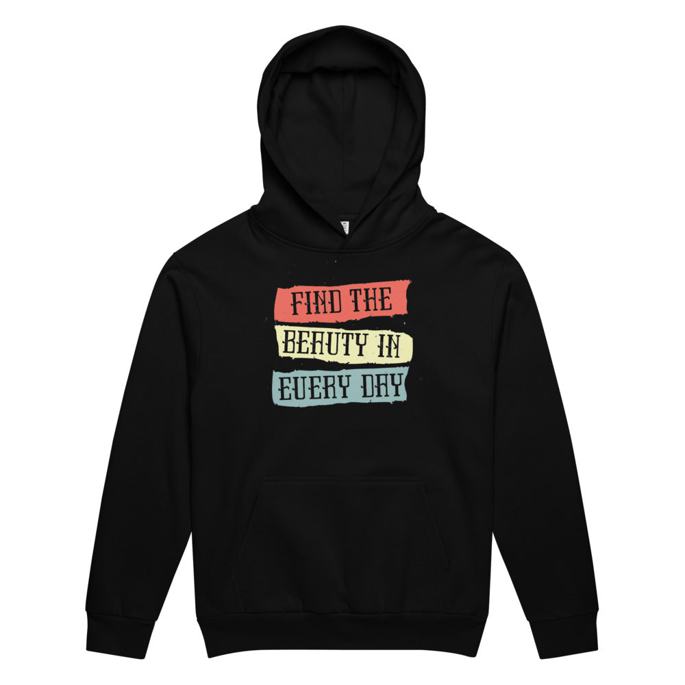 Find the beauty in every day | Unisex Urban Hoodie | Lane Seven LS16001