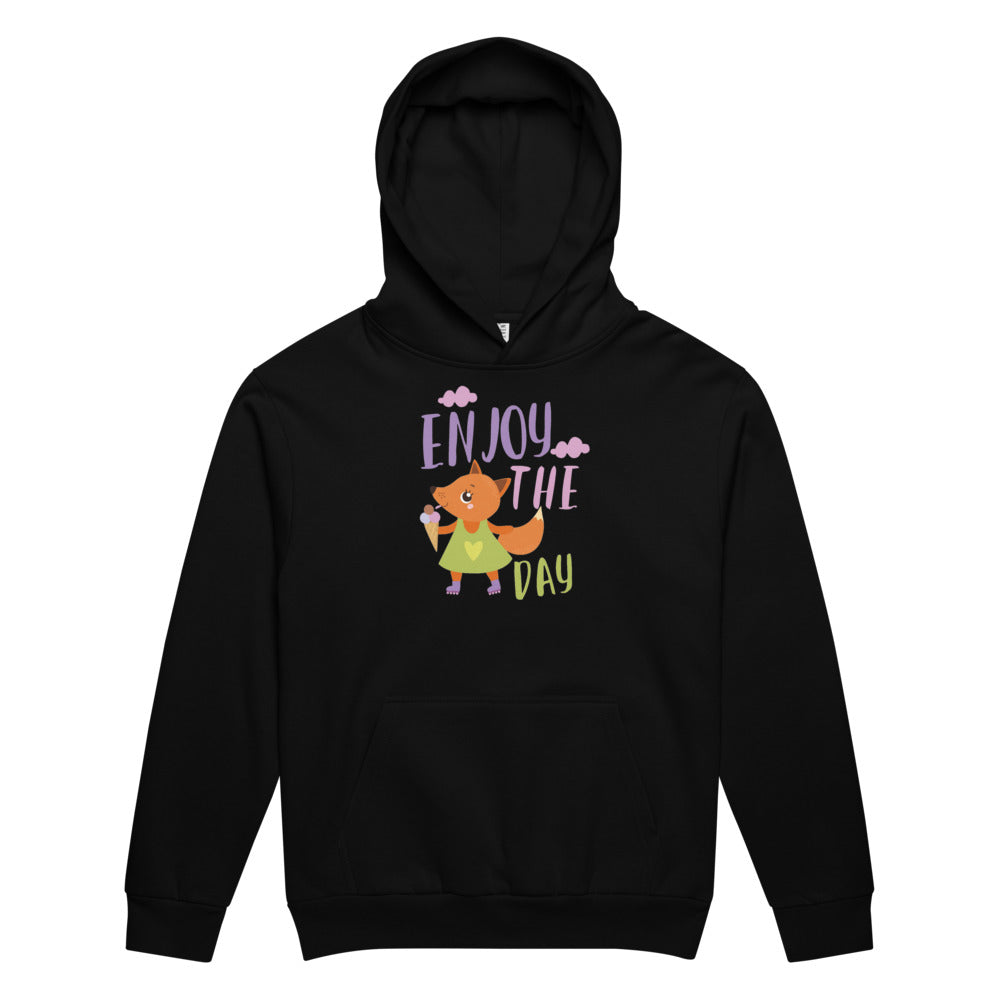 Orange fox - Ẹnoy the day | Unisex Urban Hoodie | Lane Seven LS16001