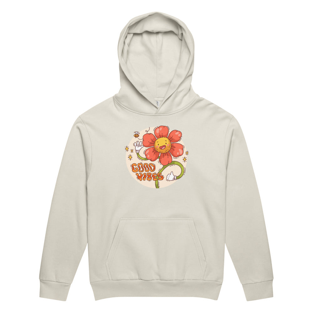 Good vides | Unisex Urban Hoodie Garment Dyed | Lane Seven LS16001GD