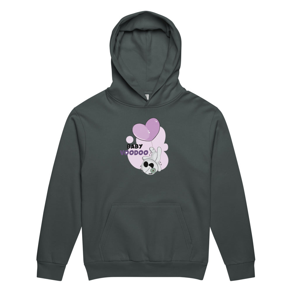 Ted heart - Baby voodoo | Unisex Urban Hoodie Garment Dyed | Lane Seven LS16001GD