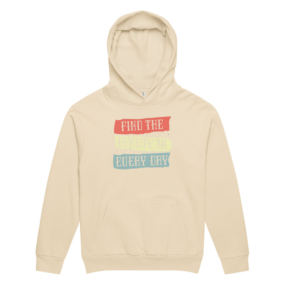 Find the beauty in every day | Unisex Urban Hoodie | Lane Seven LS16001
