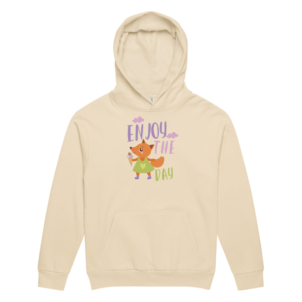 Orange fox - Ẹnoy the day | Unisex Urban Hoodie | Lane Seven LS16001