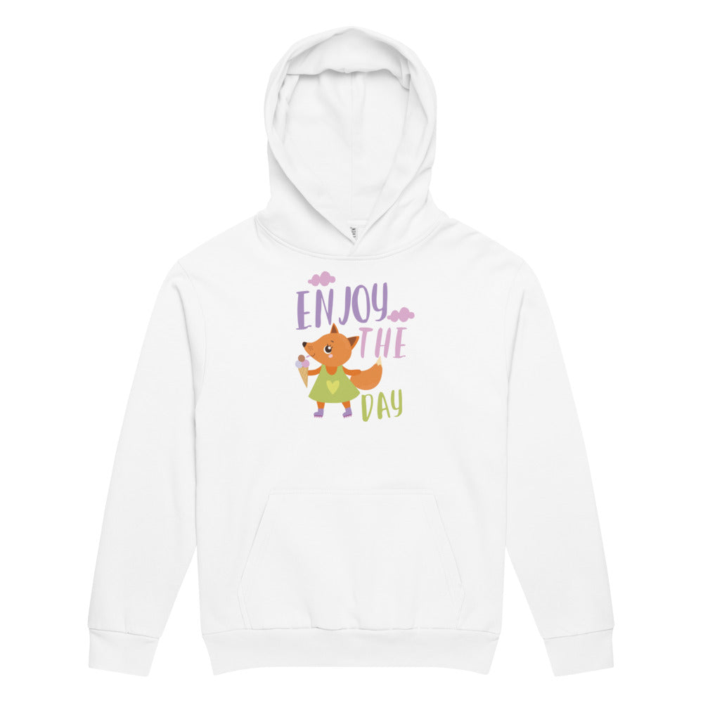 Orange fox - Ẹnoy the day | Unisex Urban Hoodie | Lane Seven LS16001