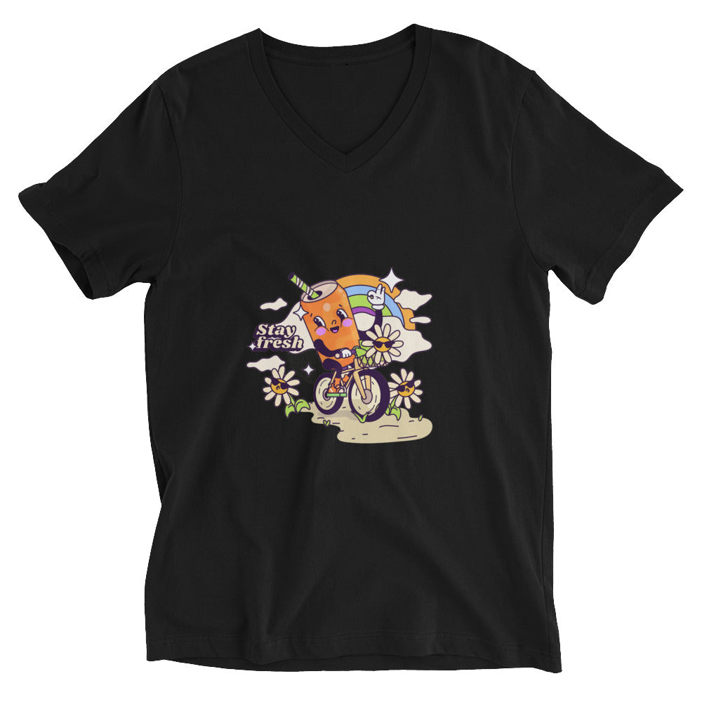 Stay fresh | Unisex V-Neck Tee | Bella + Canvas 3005