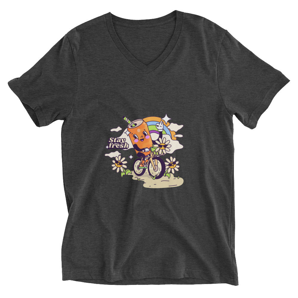 Stay fresh | Unisex V-Neck Tee | Bella + Canvas 3005