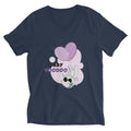 Ted heart - Baby voodoo | Unisex V-Neck Tee | Bella + Canvas 3005