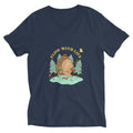 Flow with life | Unisex V-Neck Tee | Bella + Canvas 3005