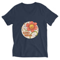 Good vides | Unisex V-Neck Tee | Bella + Canvas 3005