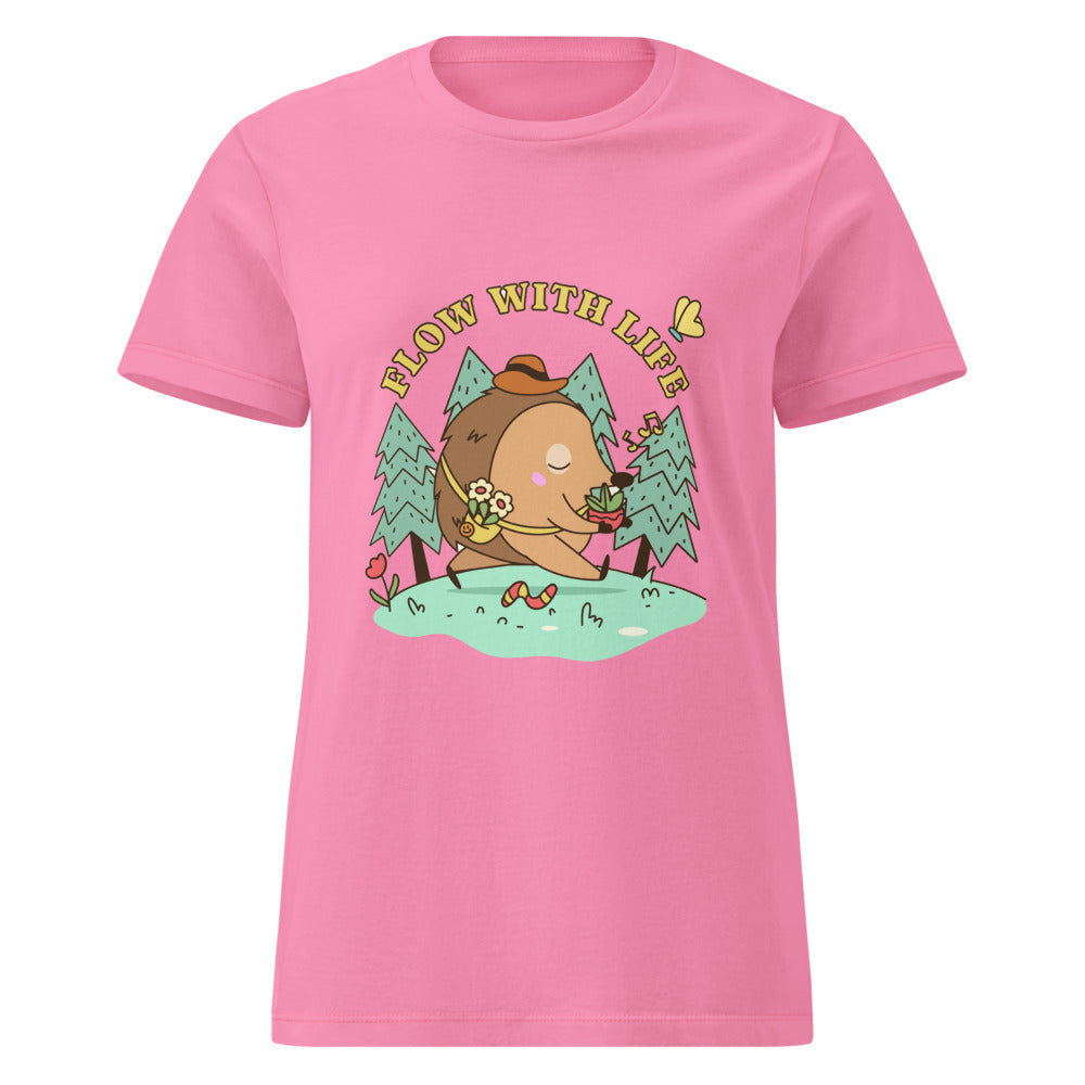 Flow with life | Women's Basic Softstyle T-Shirt | Gildan 64000L
