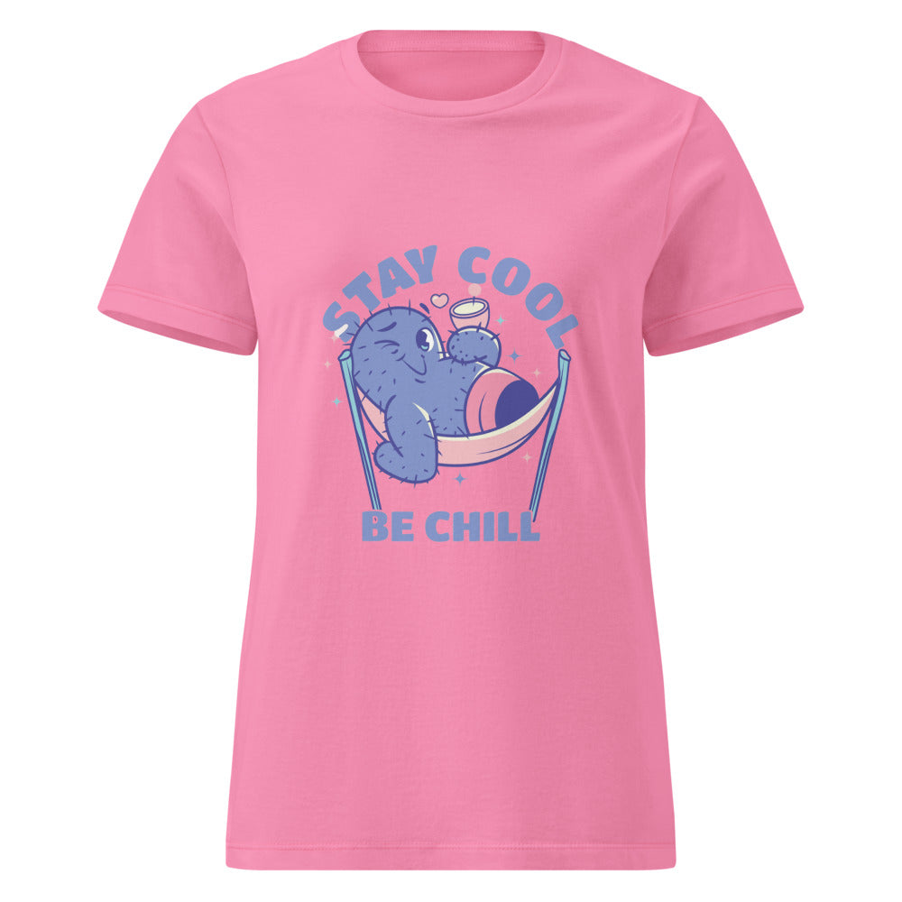 Stay cool be chill | Women's Basic Softstyle T-Shirt | Gildan 64000L