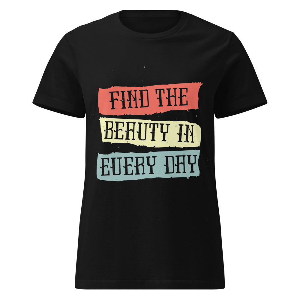 Find the beauty in every day | Women's Basic Softstyle T-Shirt | Gildan 64000L