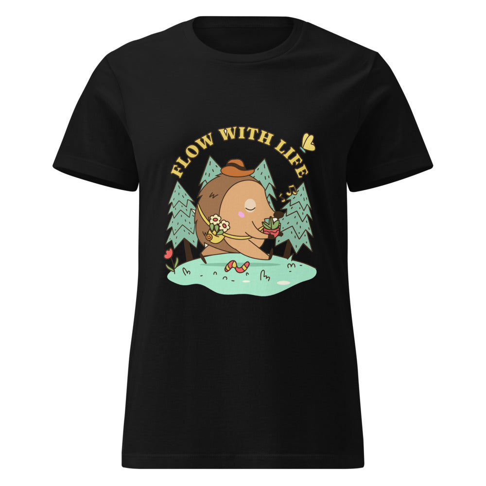 Flow with life | Women's Basic Softstyle T-Shirt | Gildan 64000L