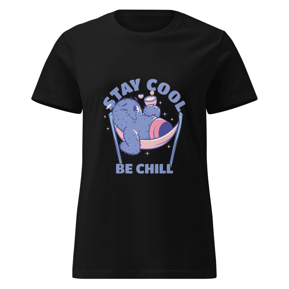Stay cool be chill | Women's Basic Softstyle T-Shirt | Gildan 64000L