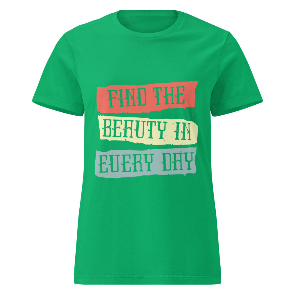 Find the beauty in every day | Women's Basic Softstyle T-Shirt | Gildan 64000L