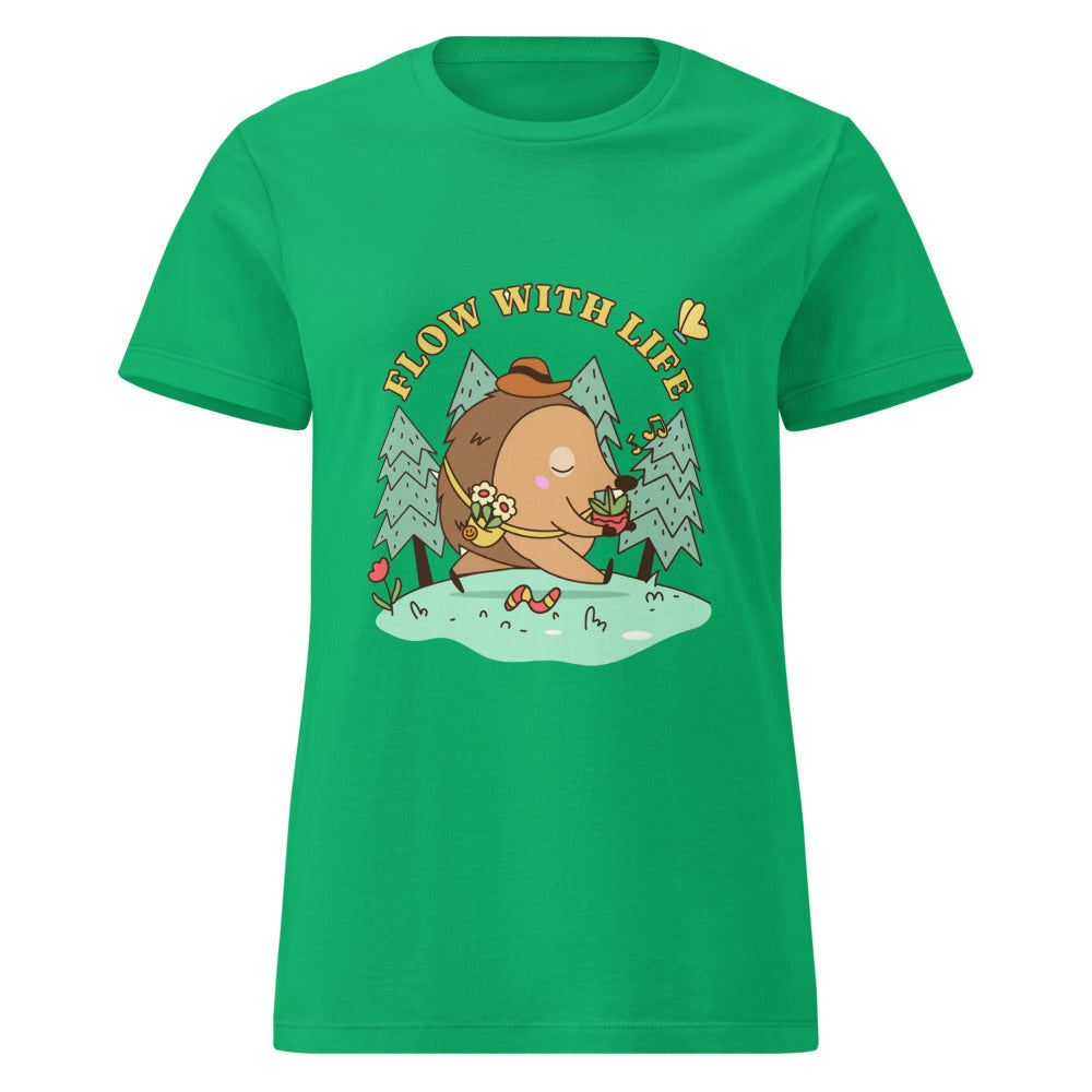 Flow with life | Women's Basic Softstyle T-Shirt | Gildan 64000L