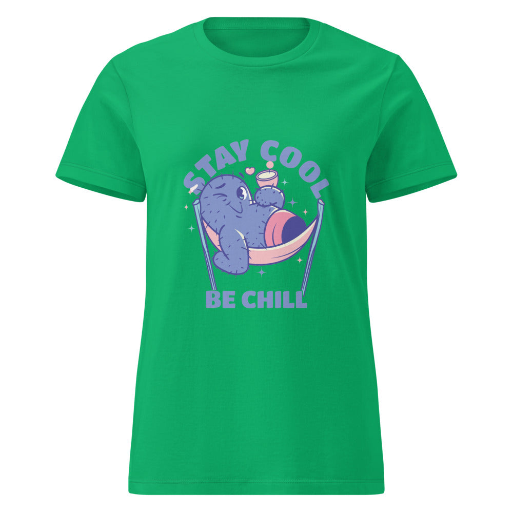 Stay cool be chill | Women's Basic Softstyle T-Shirt | Gildan 64000L