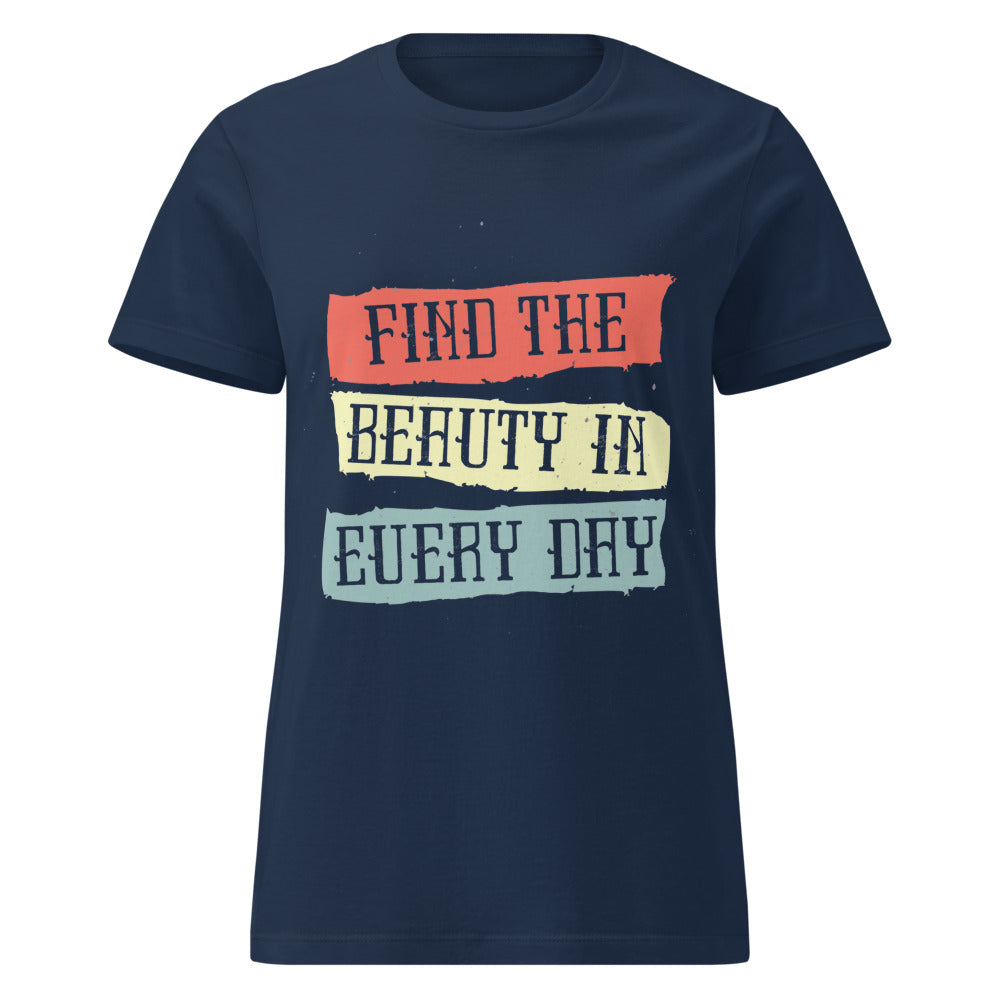 Find the beauty in every day | Women's Basic Softstyle T-Shirt | Gildan 64000L