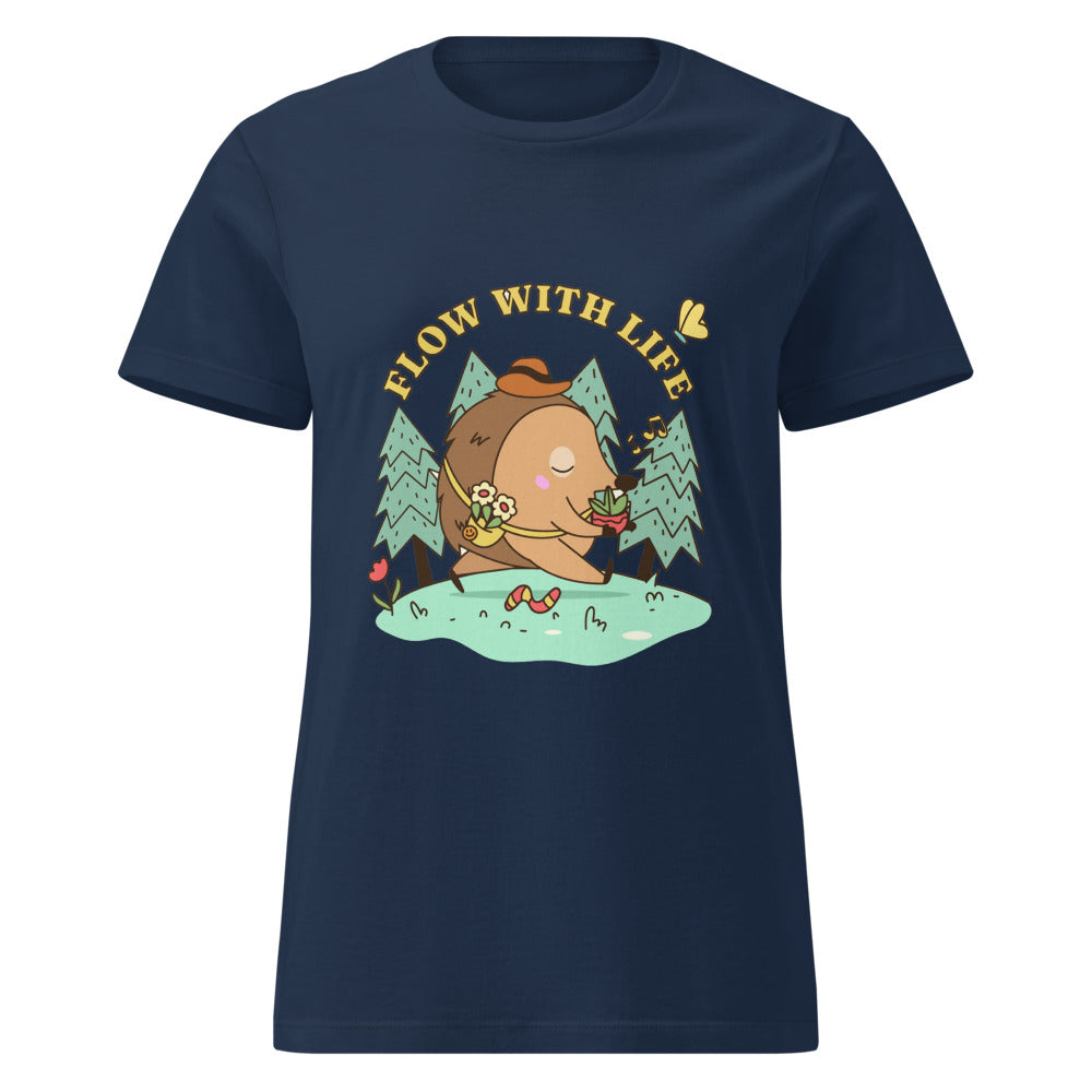 Flow with life | Women's Basic Softstyle T-Shirt | Gildan 64000L