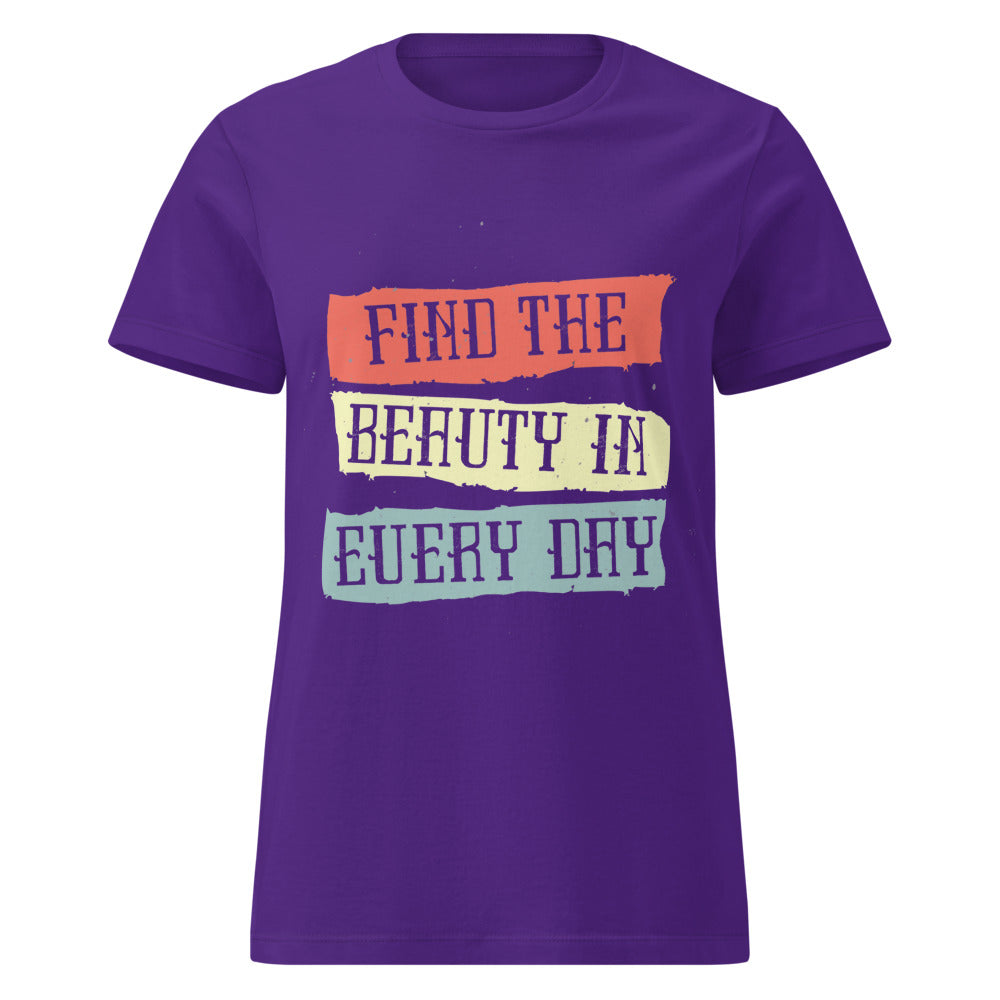 Find the beauty in every day | Women's Basic Softstyle T-Shirt | Gildan 64000L