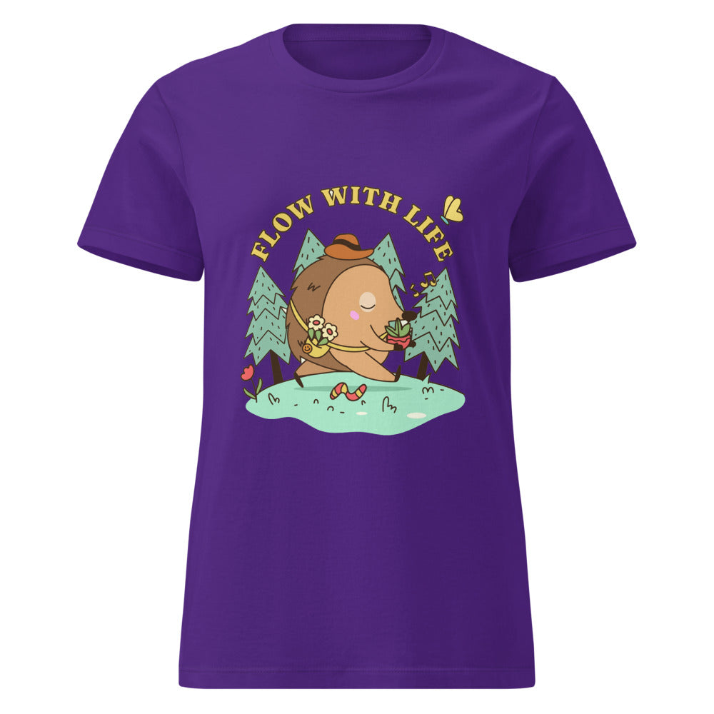 Flow with life | Women's Basic Softstyle T-Shirt | Gildan 64000L