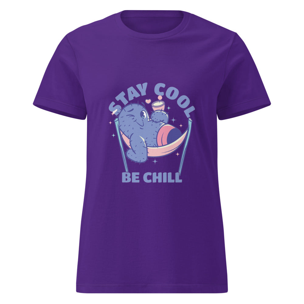 Stay cool be chill | Women's Basic Softstyle T-Shirt | Gildan 64000L