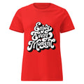 Enjoy every moments white | Women's Basic Softstyle T-Shirt | Gildan 64000L