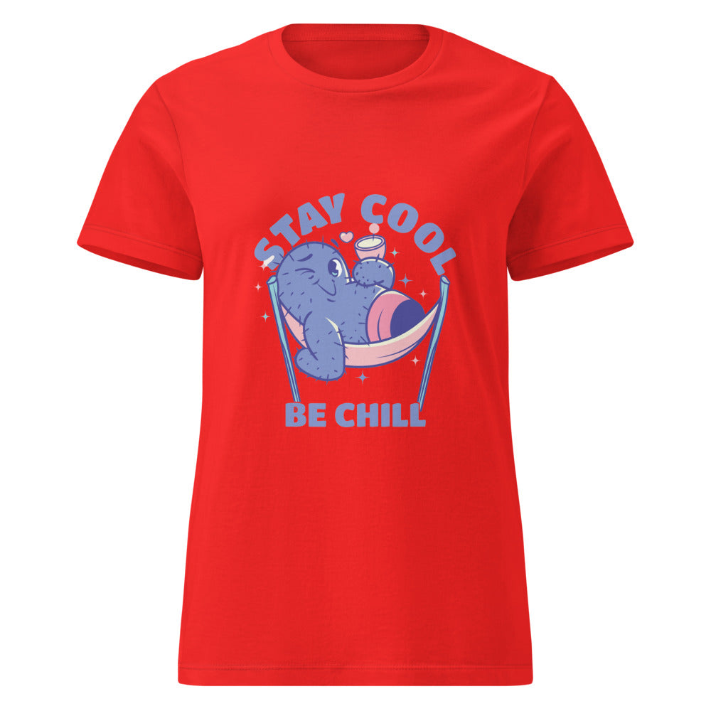 Stay cool be chill | Women's Basic Softstyle T-Shirt | Gildan 64000L
