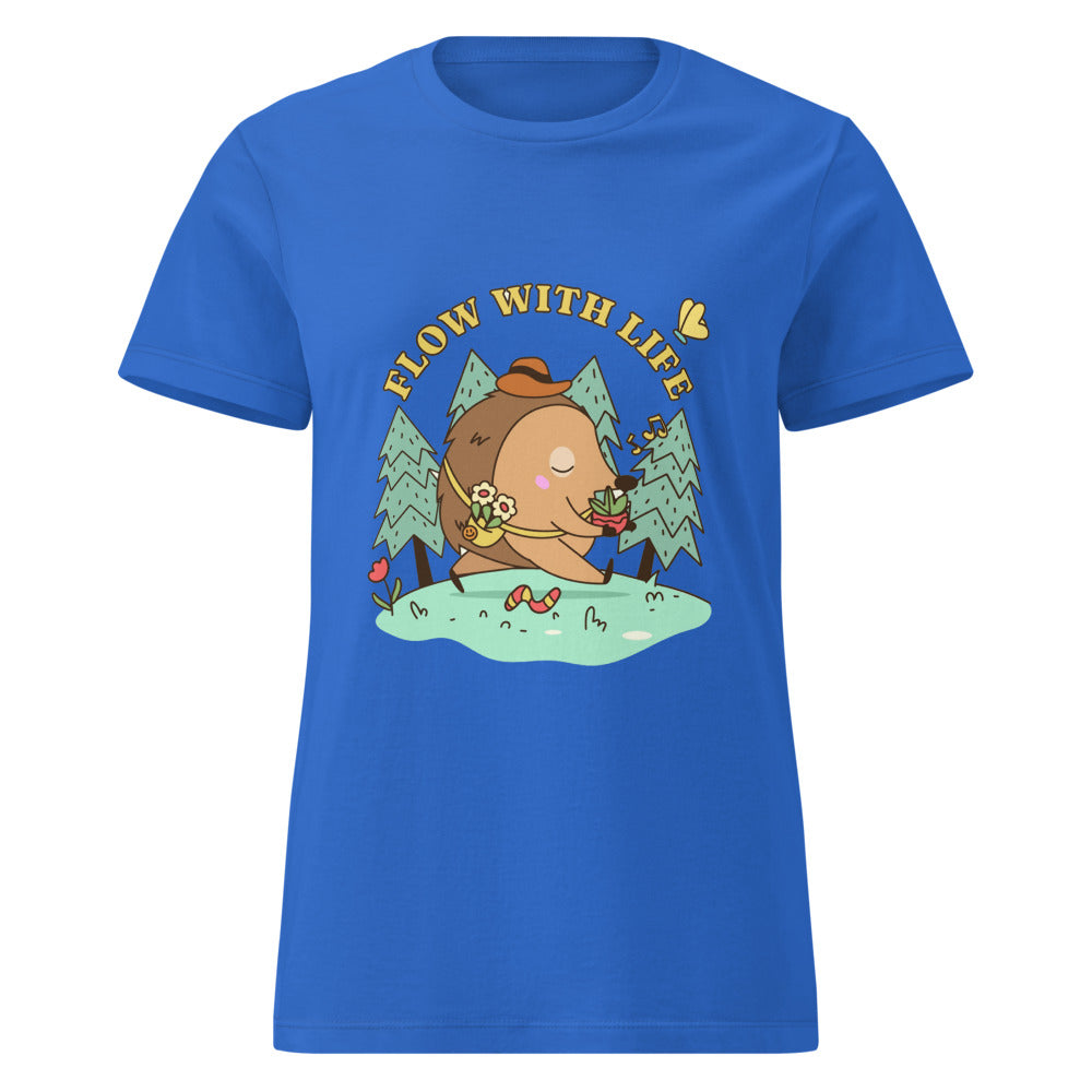 Flow with life | Women's Basic Softstyle T-Shirt | Gildan 64000L